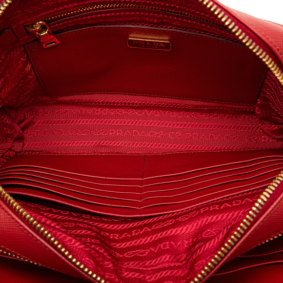 Pre-Loved Prada Saffiano Double Zip Crossbody - Picture 5 of 12